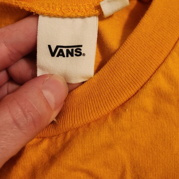 Gold Vans Crop Tee - Picture 3 of 6